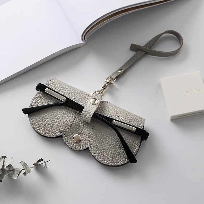 Soft Leather Sunglasses Bag - Image 10