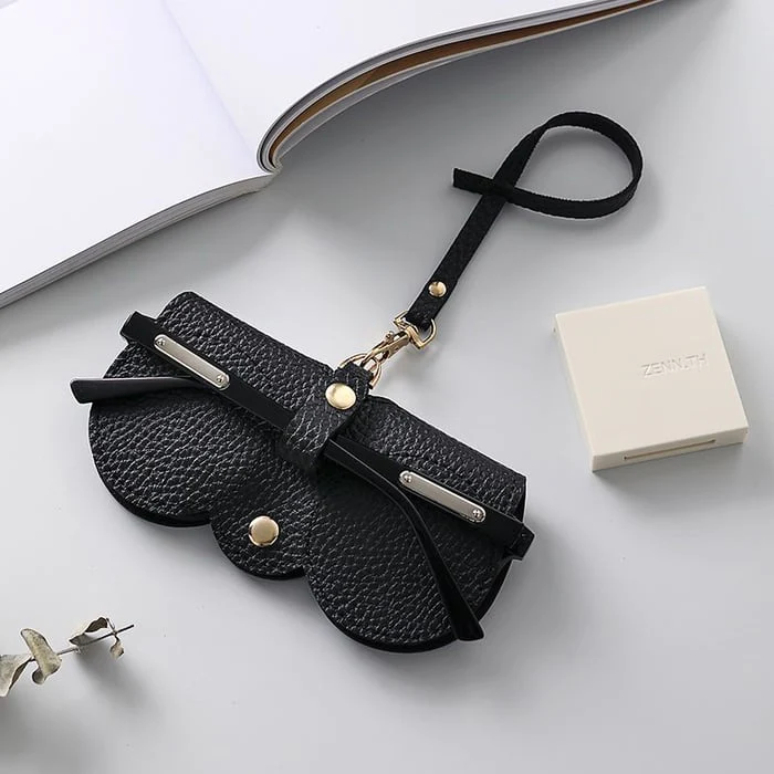 Soft Leather Sunglasses Bag - Image 11