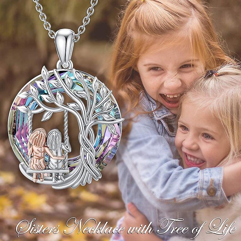 Tree of Life Sister on the Swing Necklace - Image 6