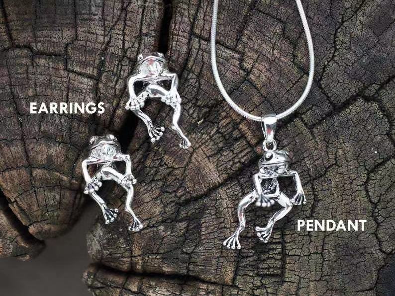 'Take It Easy' Frog Earrings - Image 7