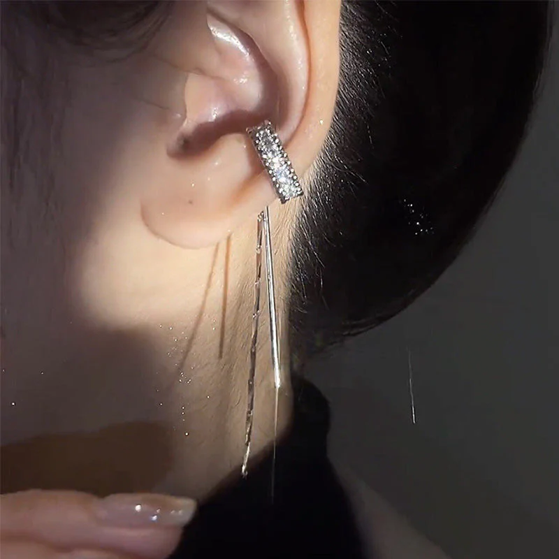 Tassel Cartilage Wrap Earring - Image 3