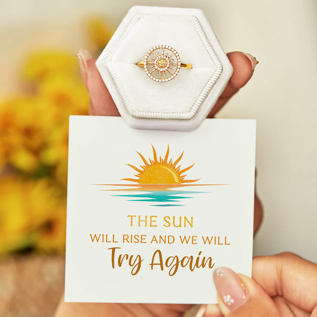 The Sun Will Rise Sunshine Ring - Image 3