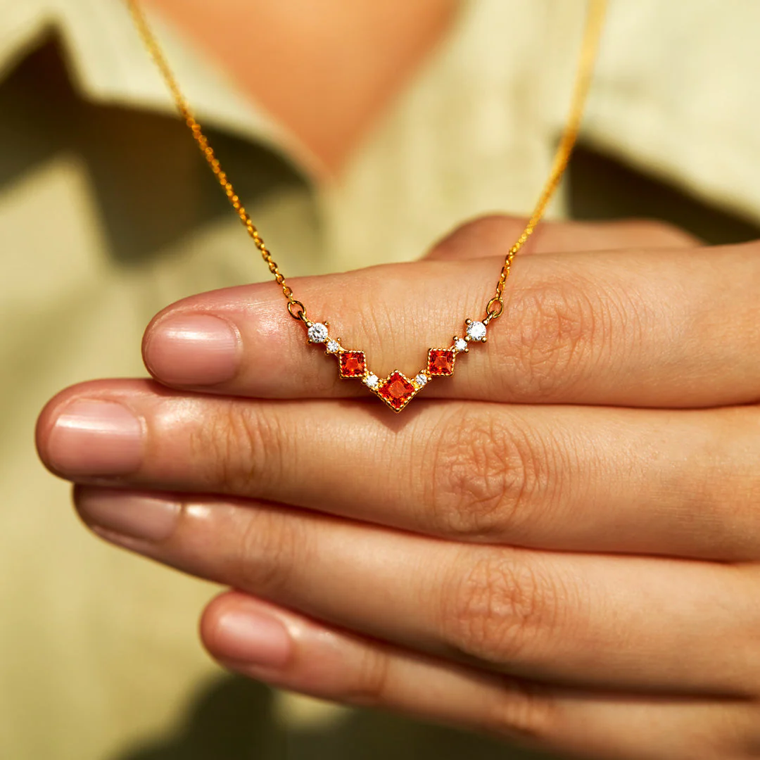 This Girl Is On Fire Flame Necklace - Image 4