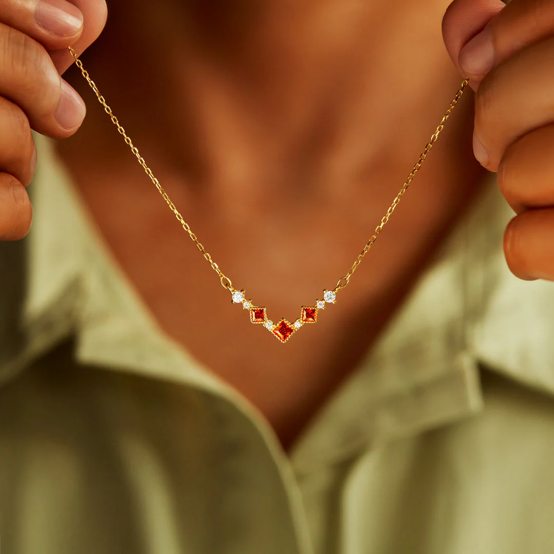 This Girl Is On Fire Flame Necklace - Image 5