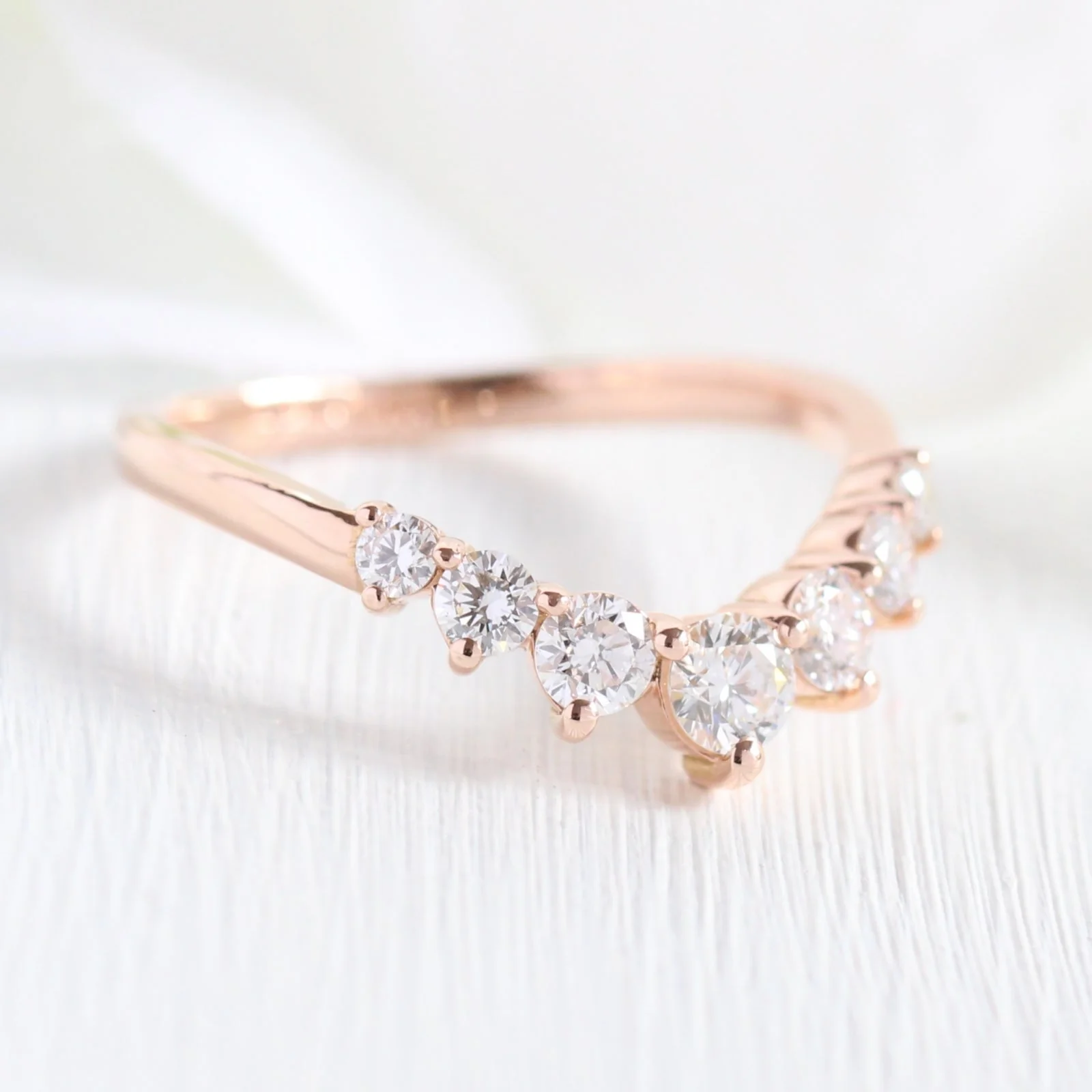 Tiara Halo Pear Ring Two Piece Set - Image 10