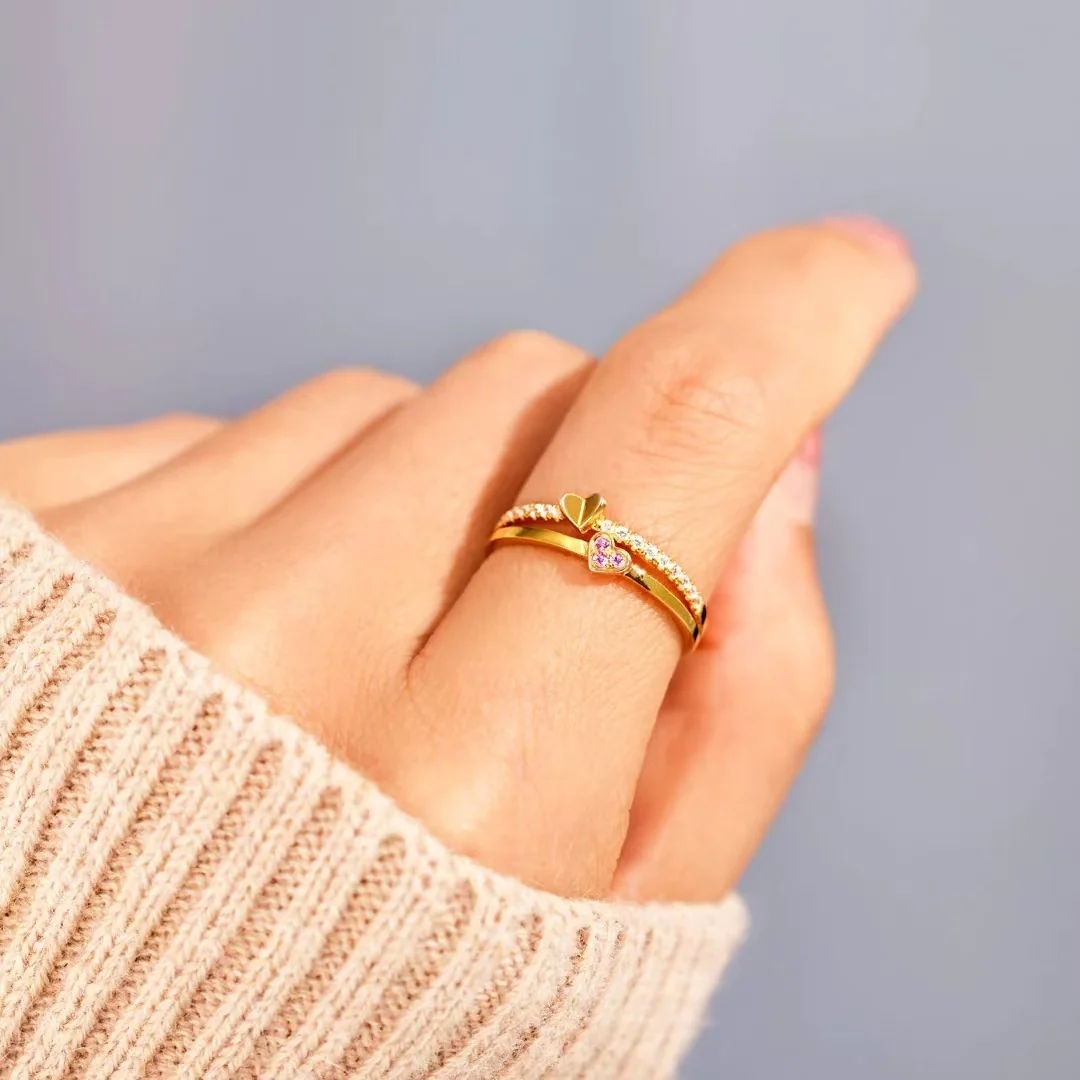 For Daughter- My Heart Will Always Be Tied To Yours Ring - Image 3