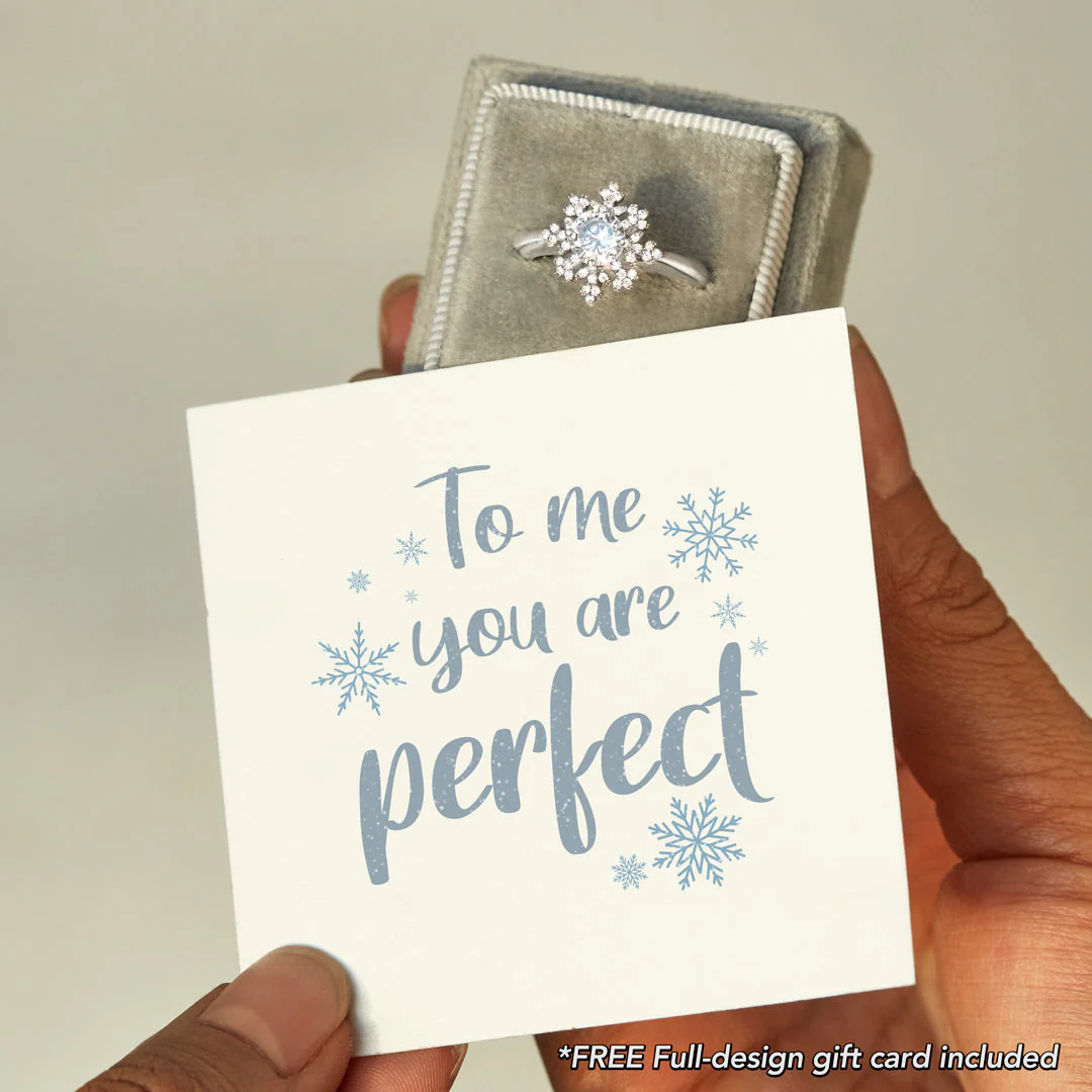 To Me You Are Perfect Snowflake Ring - Image 3