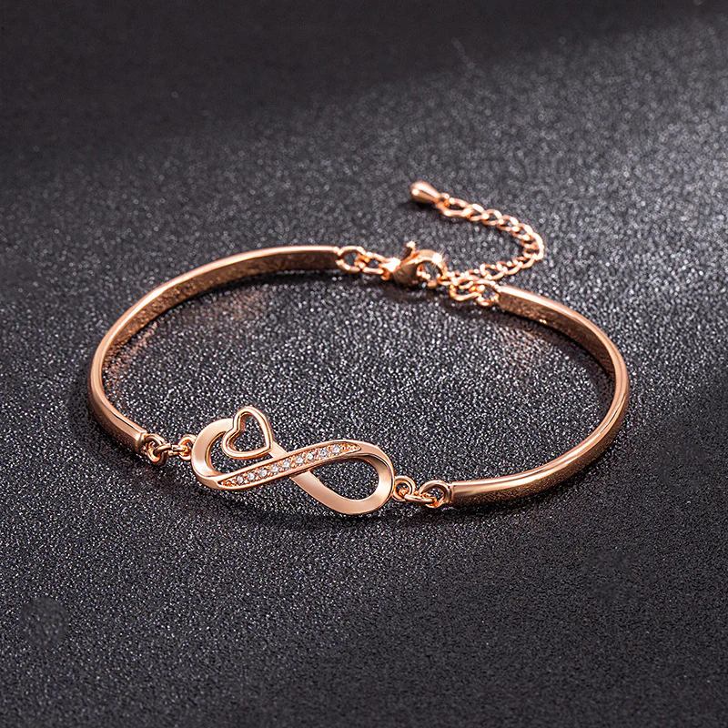 To My Daughter- Keep Me In Your Heart Infinity Bracelet - Image 10