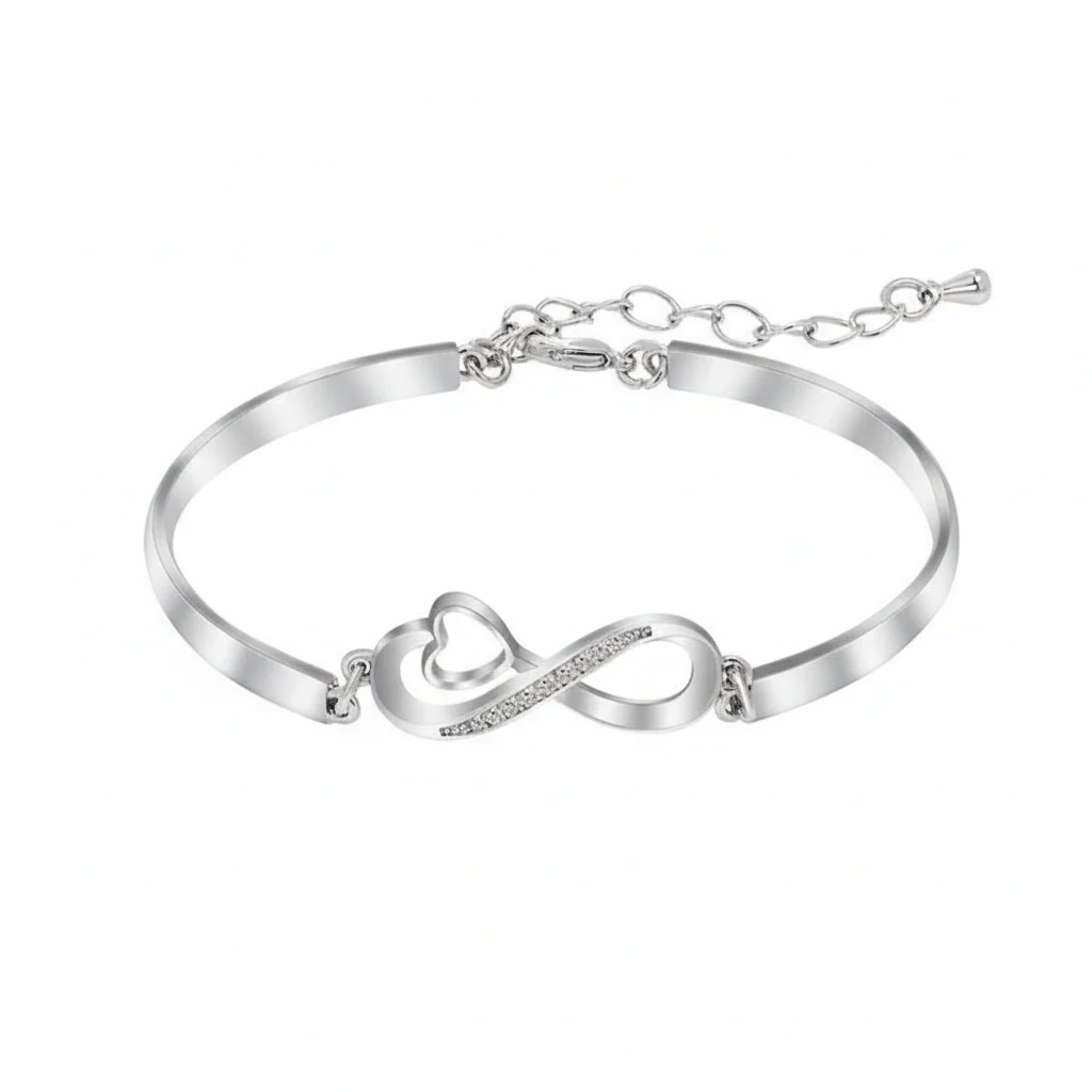 To My Daughter- Keep Me In Your Heart Infinity Bracelet - Image 3