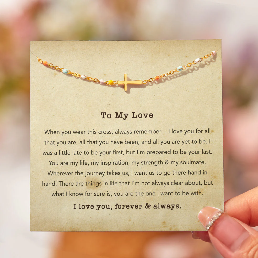 To My Love Cross Bracelet - Image 3