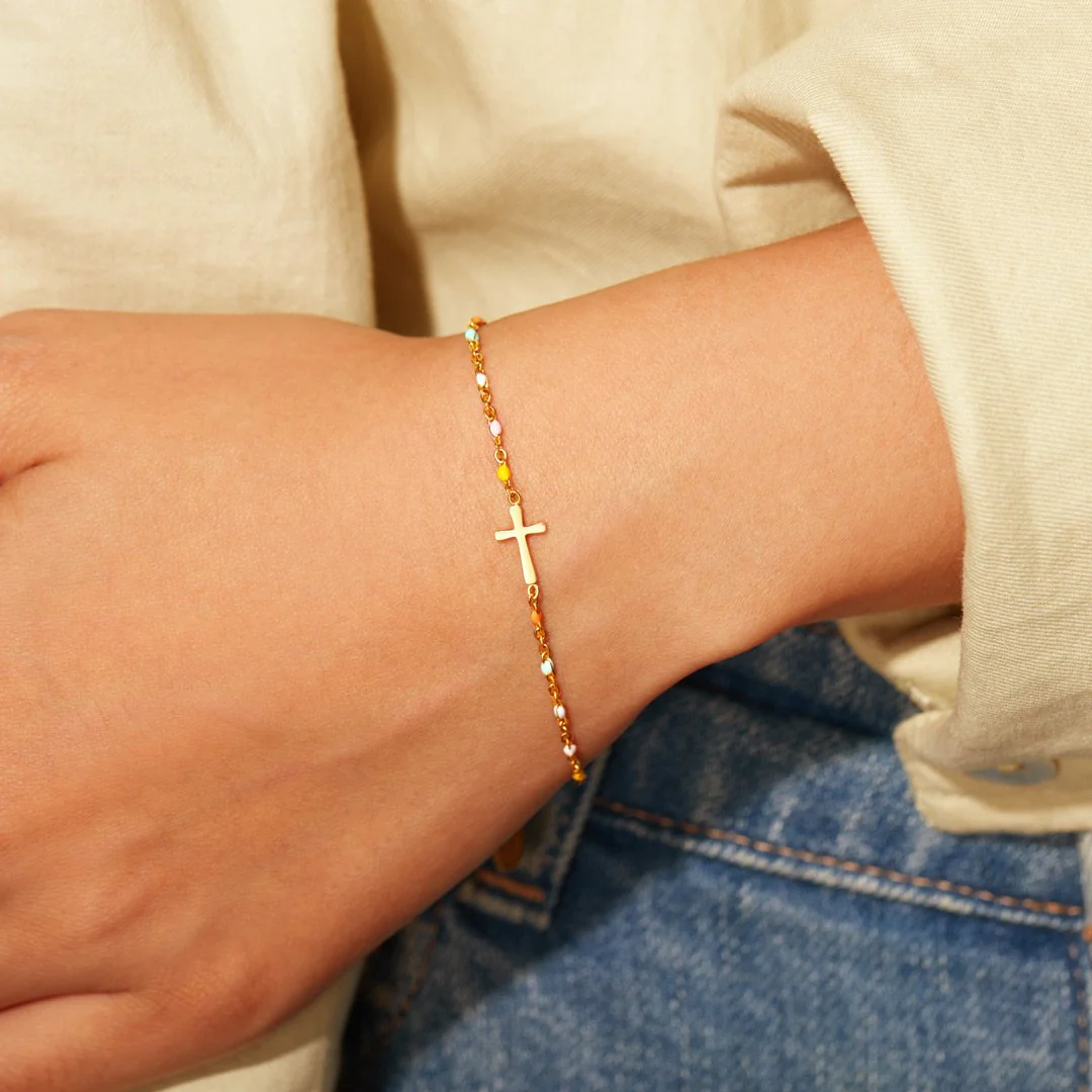 To My Love Cross Bracelet - Image 7