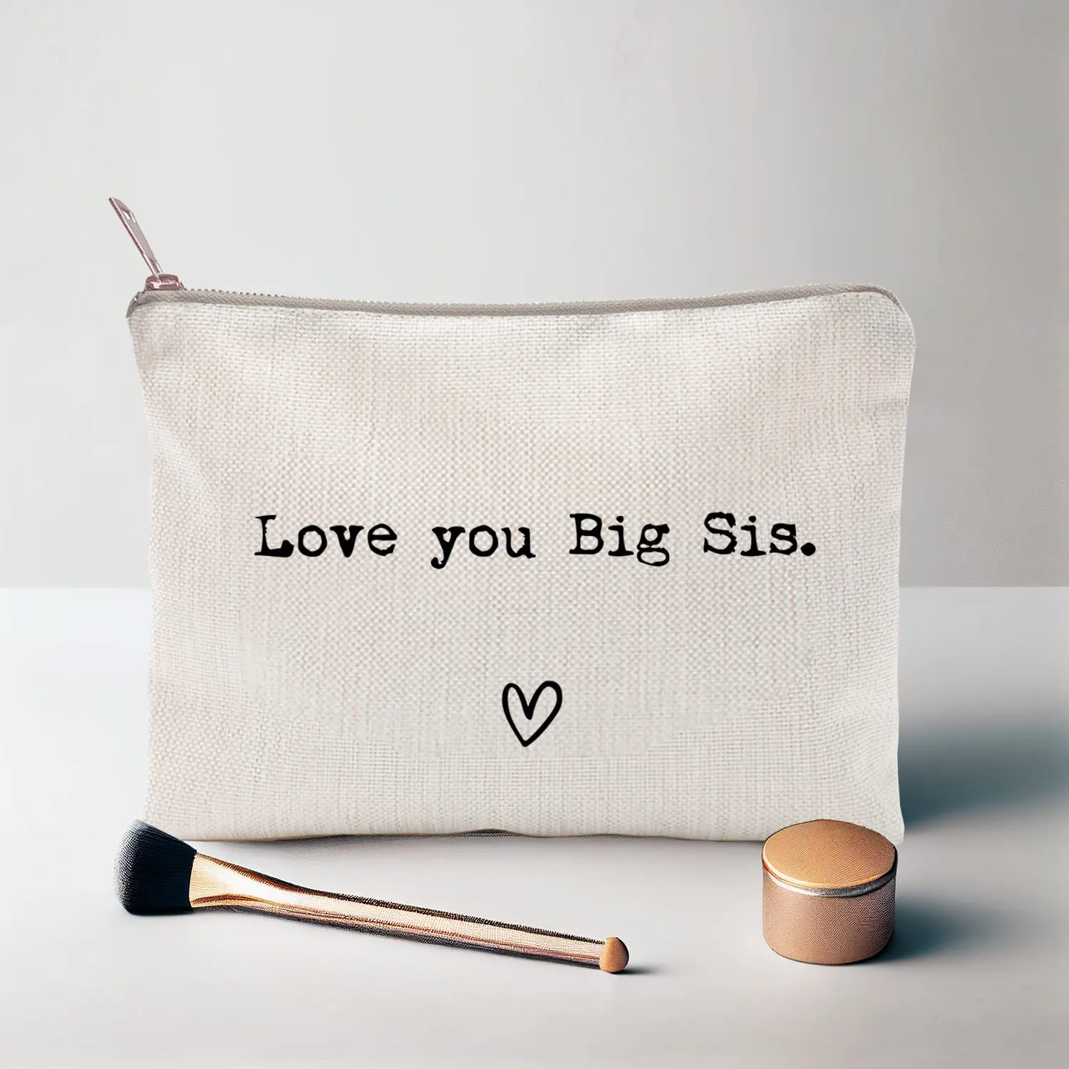 Love you Little Sis. Toiletry Bag - Image 3