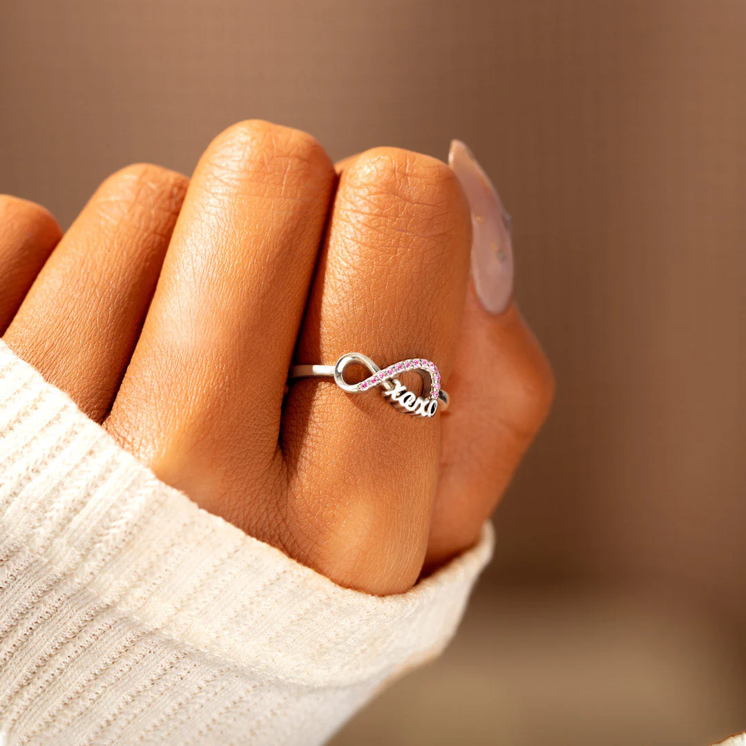 Token of Hugs and Kisses For Daughter XOXO Ring - Image 5