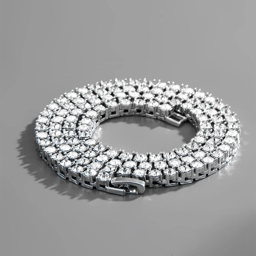 Iced Out Bling CZ Cubic Zirconia Tongue Necklace - Image 4
