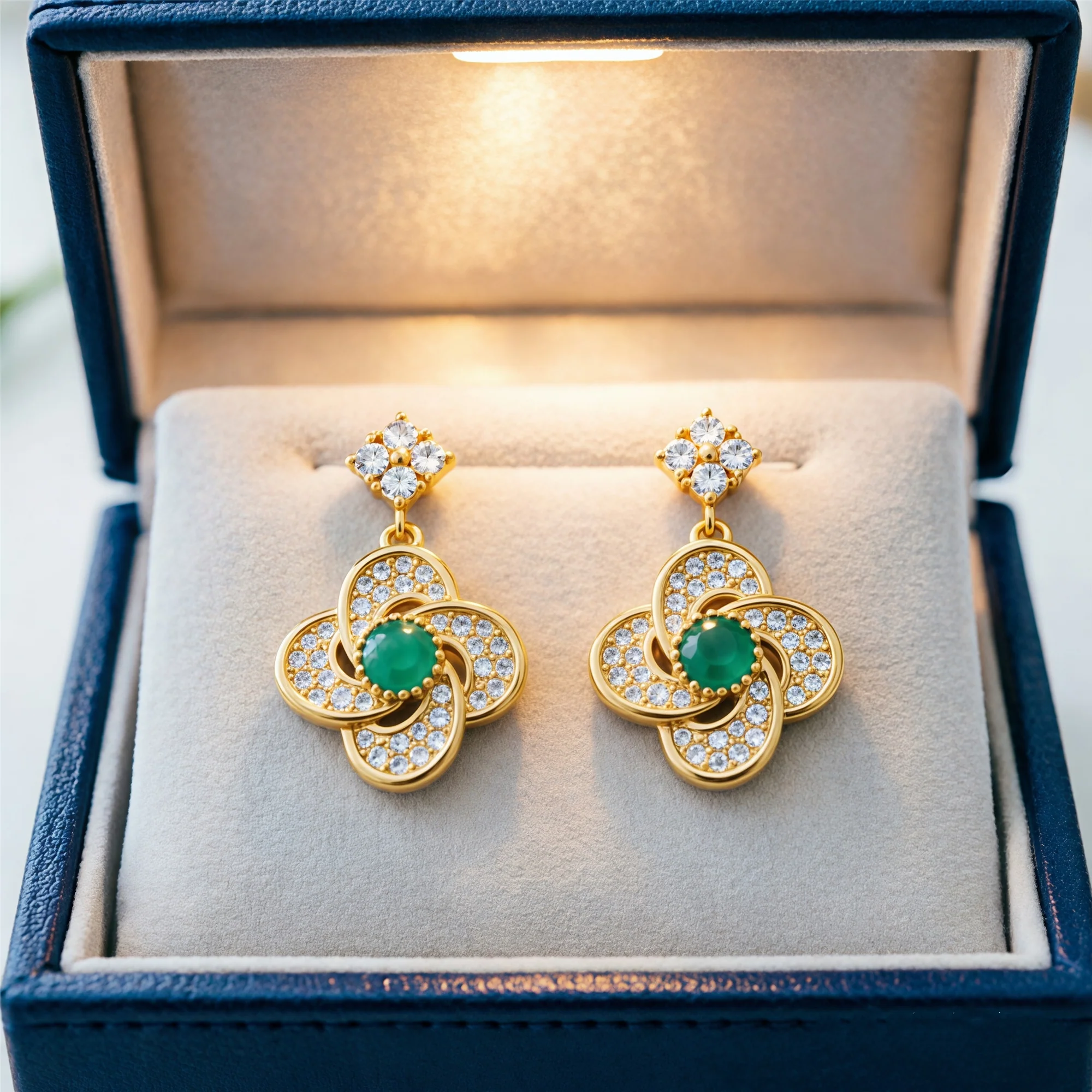 Turquoise Blossom Earrings-Carry Peace Close to Your Heart - Image 8