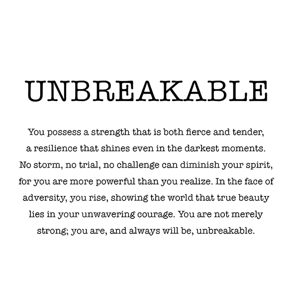 You Are Strong And Unbreakable Double Circle Necklace - Image 9