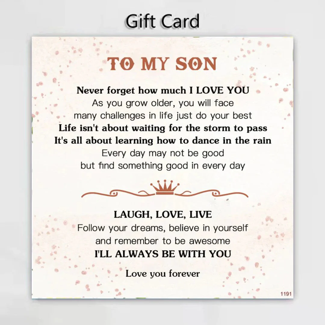 For Son - Laugh, Love, Live Vintage Bracelet - Image 12