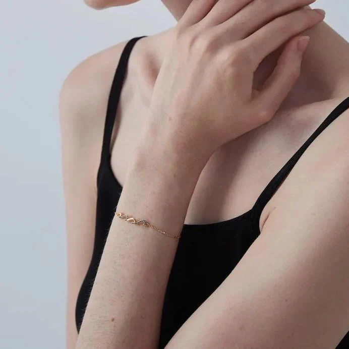 Healing Is Not Linear Minimalist Wave Bracelet - Image 5
