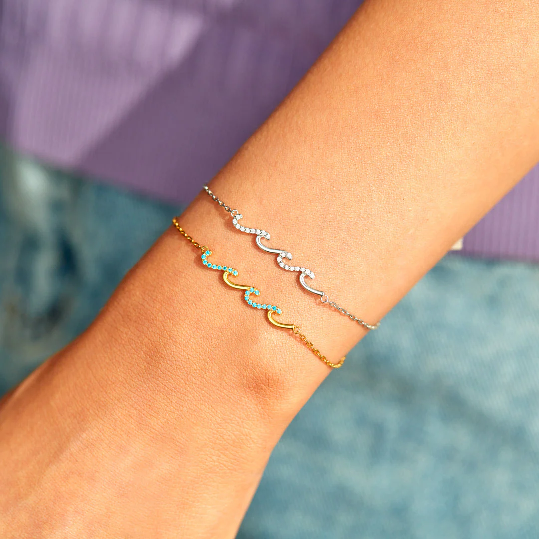 To My Besties For Life Wave Friendship Bracelet - Image 3