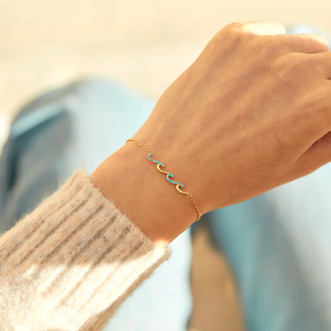 To My Besties For Life Wave Friendship Bracelet - Image 5