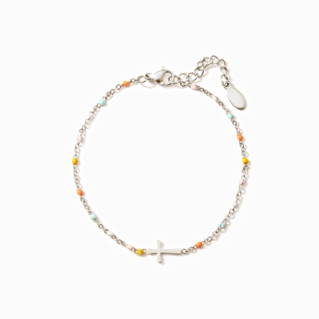 We Never Walk Alone Cross Bracelet - Image 5