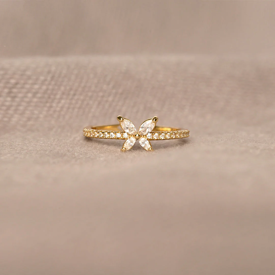 With Brave Wings She Flies Butterfly Ring - Image 6