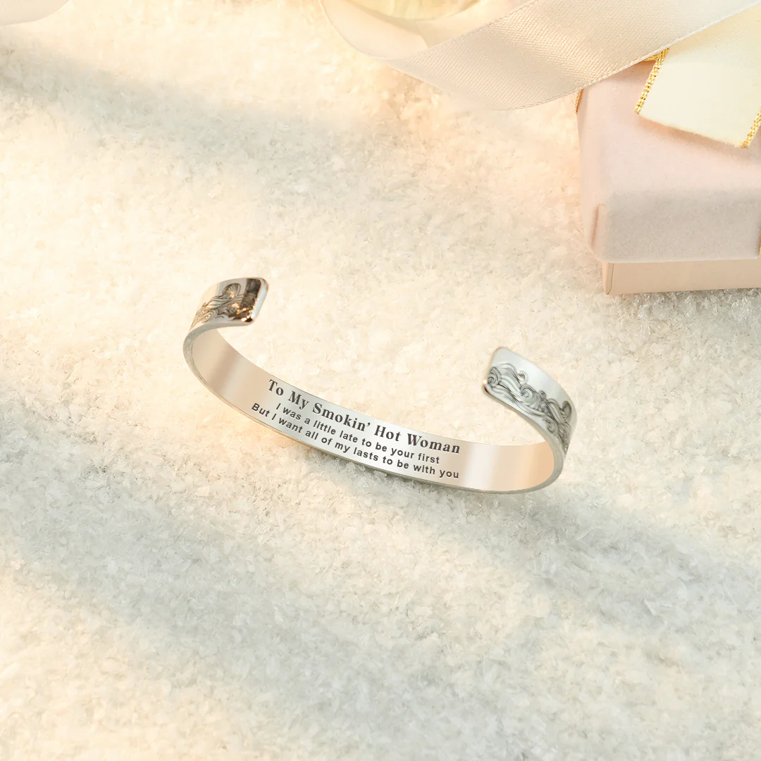To My Wife, I Want All Of My Lasts To Be With You Bracelet - Image 5