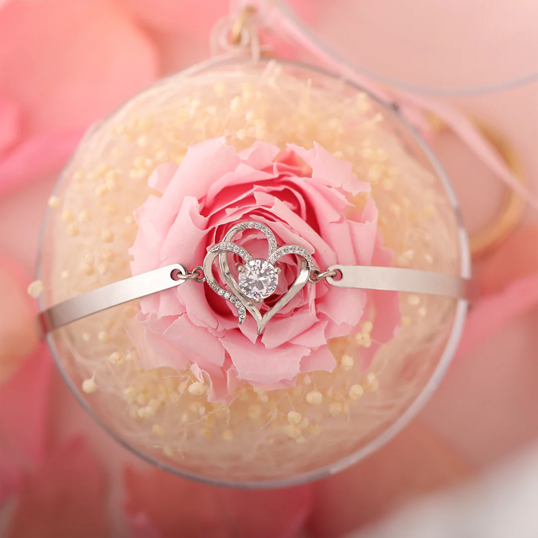 🌸2025 New Sale-I Want All Of My Lasts To Be With You Double Heart Bracelet - Image 5
