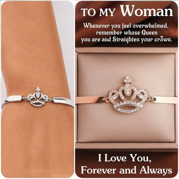 FOR LOVE - YOU ARE THE WORLD CROWN BRACELET - Image 4