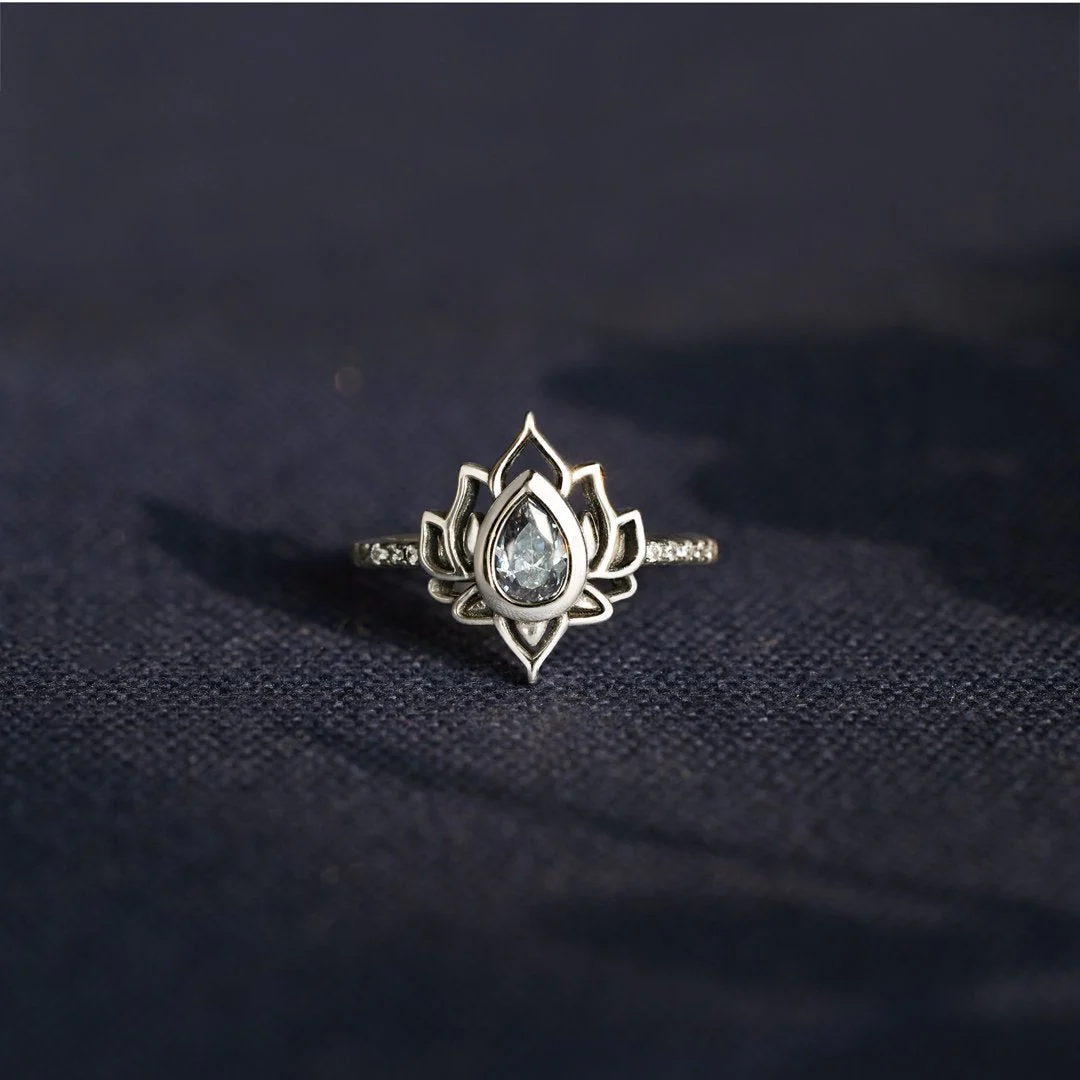 You Are My Spiritual Enlightenment Lotus Ring - Image 3