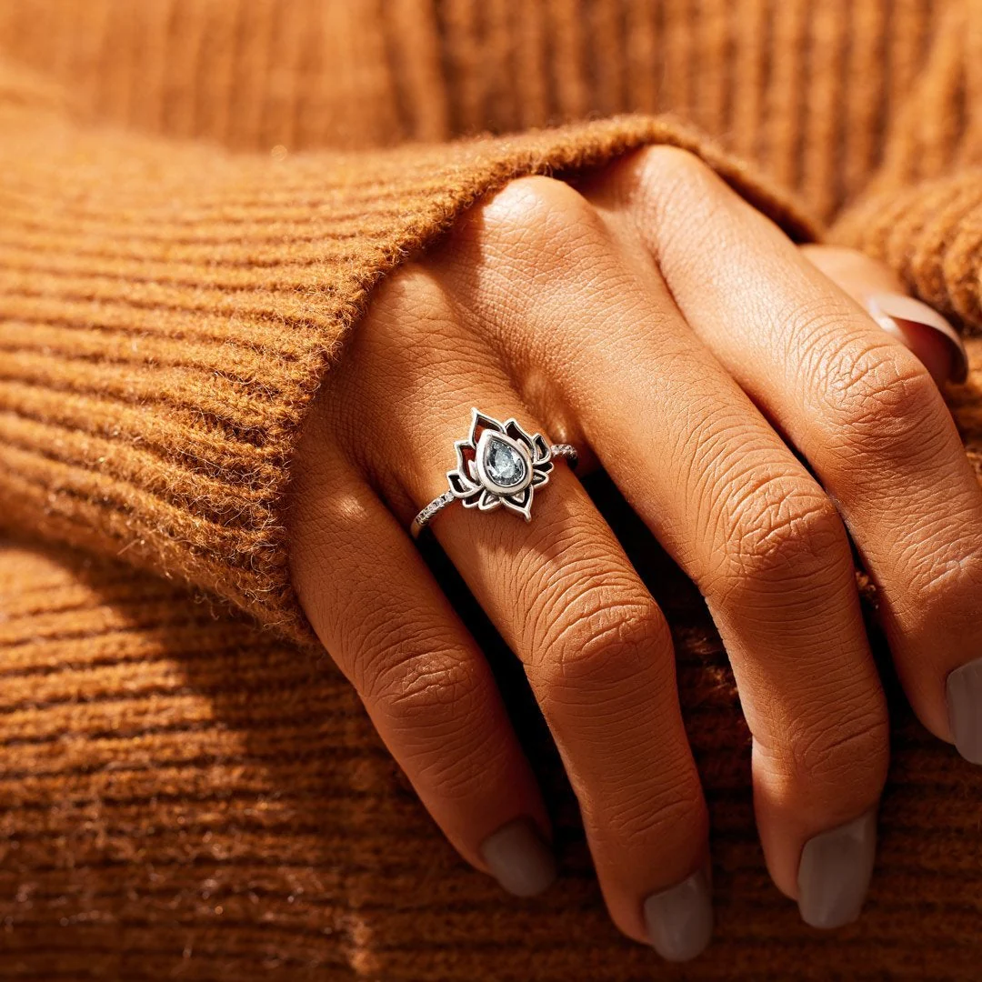You Are My Spiritual Enlightenment Lotus Ring - Image 8