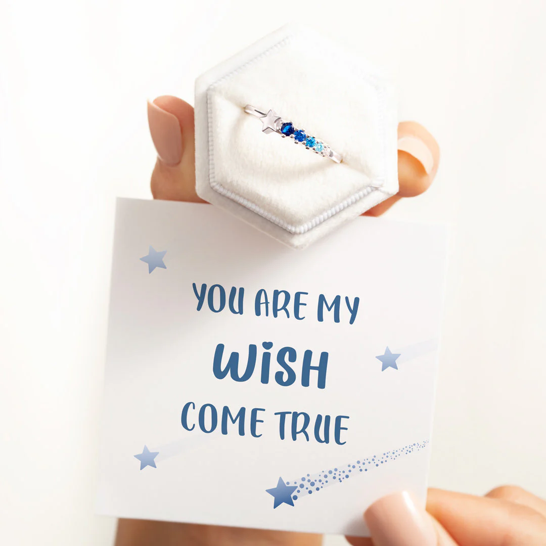 You're My Wish Come True Shooting Star Ring - Image 3