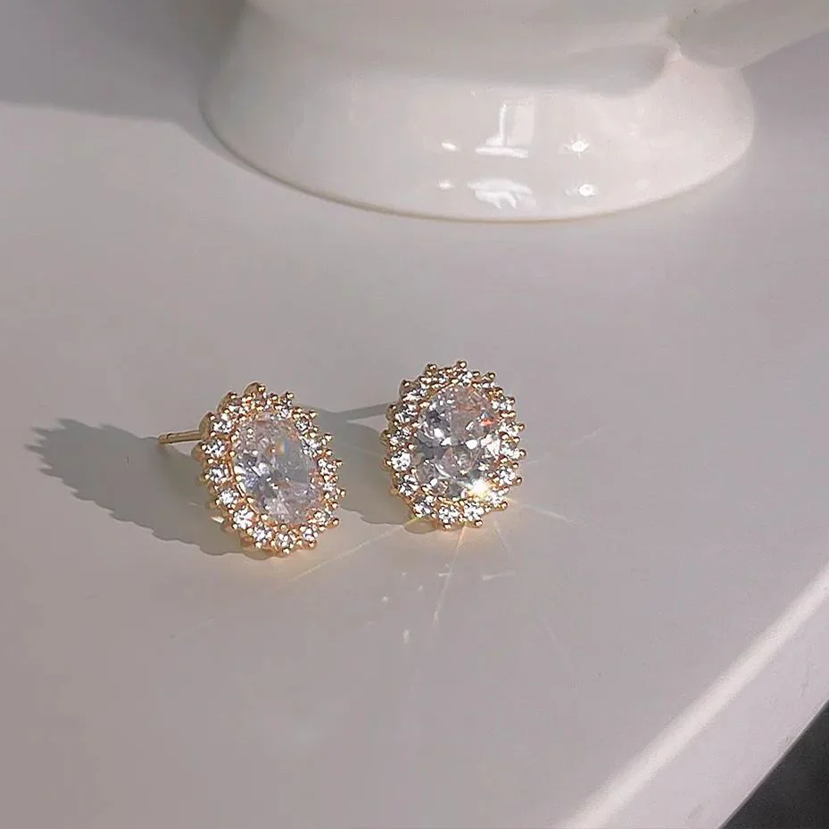 🌸French Style Zircon Sparkling Earrings - Image 6