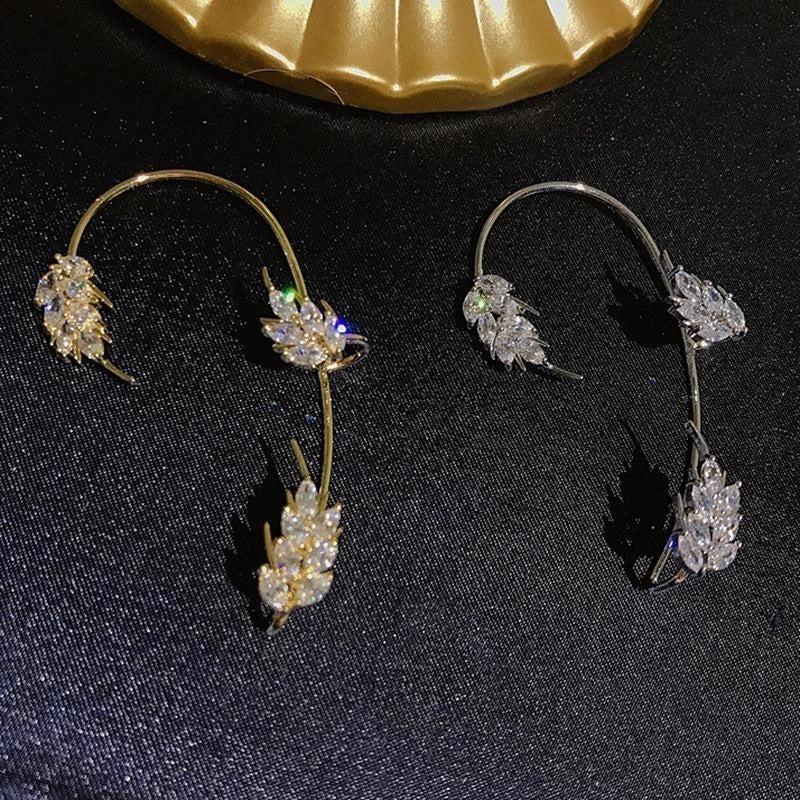 Zircon Wheat Ear Hook No Piercing - Image 4