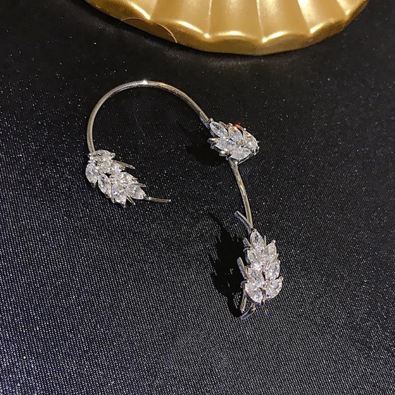 Zircon Wheat Ear Hook No Piercing - Image 5